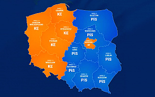 Sondażowe wyniki wyborów. PiS wygrywa na Warmii, Mazurach i Podlasiu